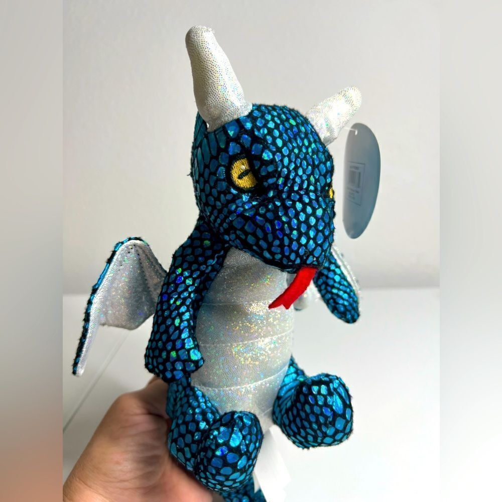 Adventure Planet Plush - FLYING DRAGON (Blue)(11 inch) - New Stuffed Animal Toy